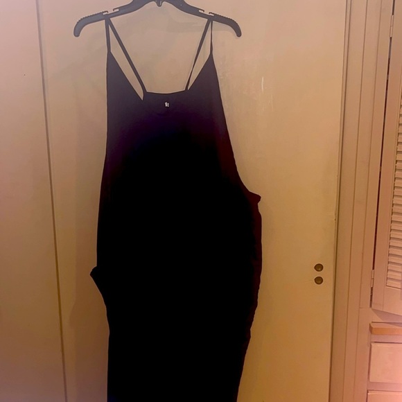 Size 3X lightweight maybe polyester overalls with pockets  and little zip pocket - Picture 1 of 7
